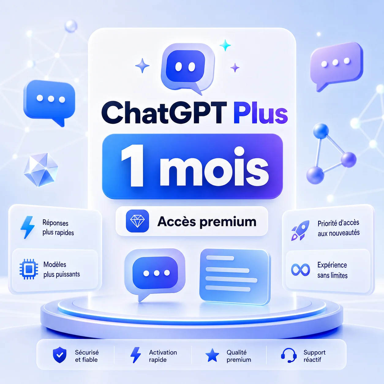 Chat Gpt Plus 1 month (Private Account)