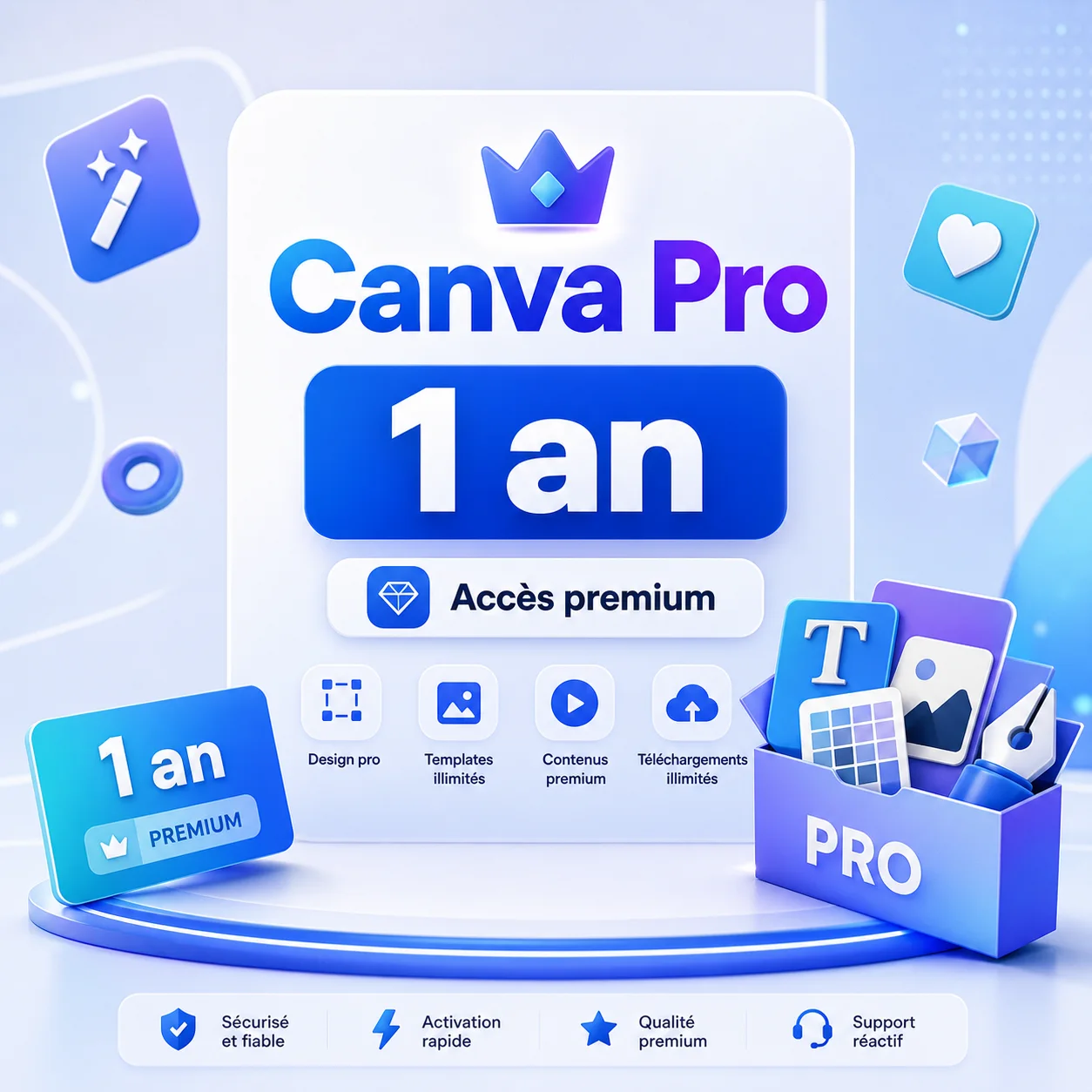 Canva pro 1 year